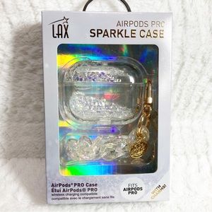 LAX AirPods Pro Sparkle Case With Charms NEW